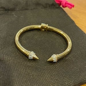 Vita Fede Mini Titan crystal Bracelet in gold finish